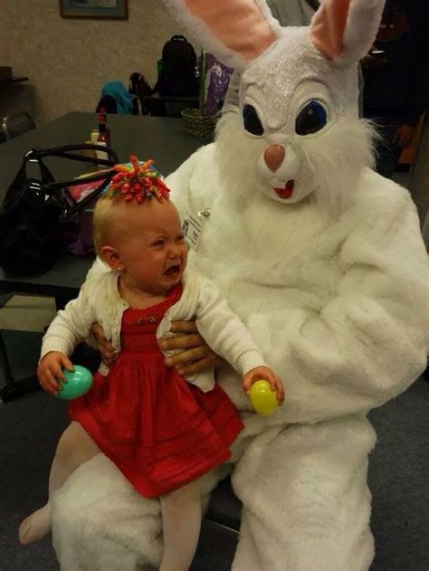 easter bunny costume creepy